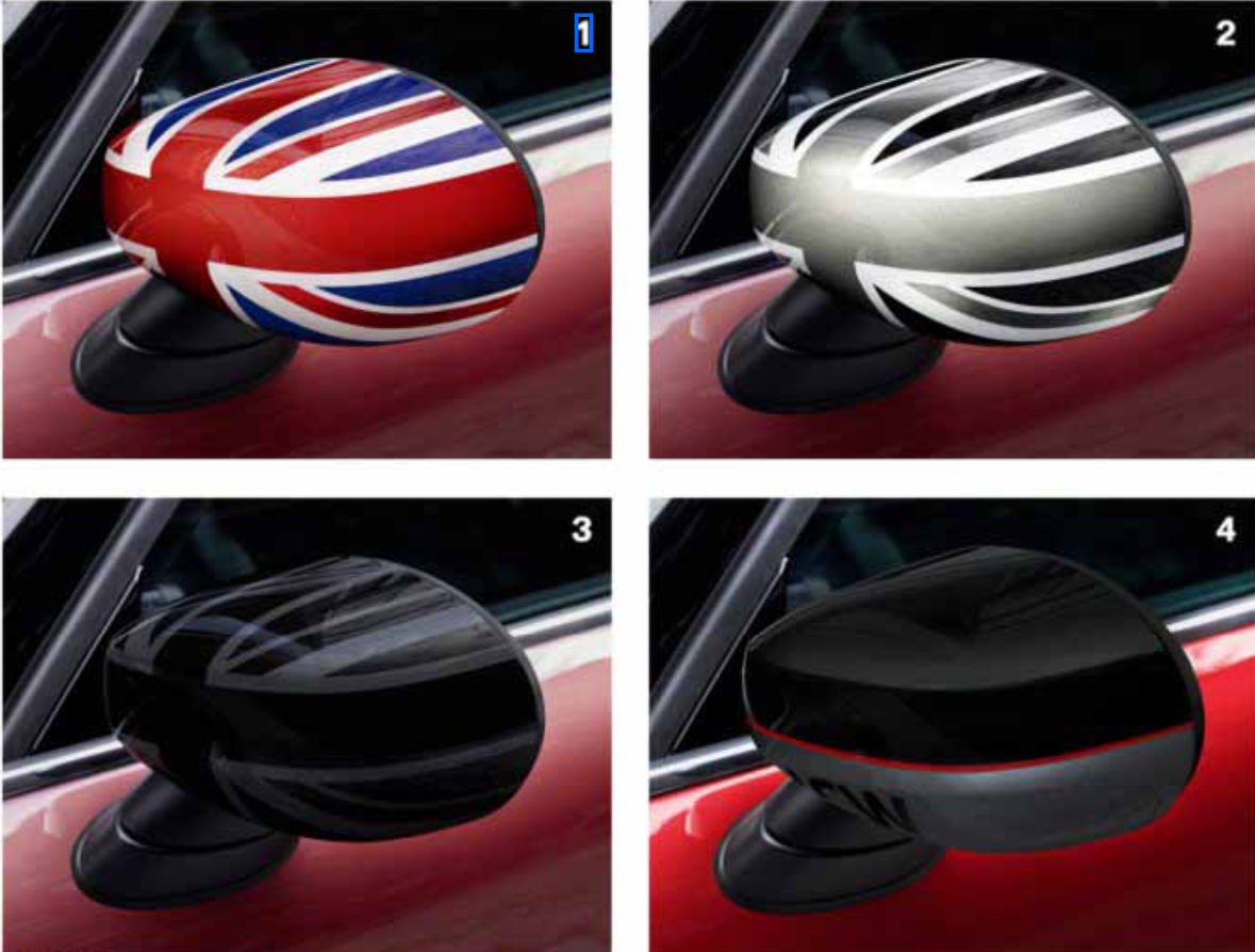 Caches Rétroviseurs Mini